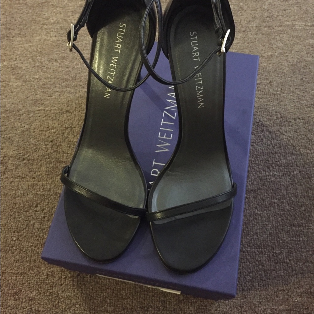 Stuart Weitzman Nudistsong Black Nappa - Picture 2 of 6